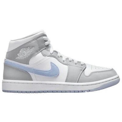 Jordan Womens Aj 1 Mid In Gray