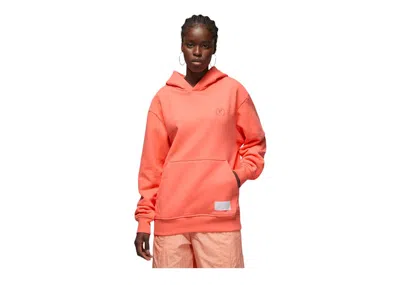 Pre-owned Jordan Womens Bephies Beauty Supply Pullover Hoodie In Lt Wild Mango