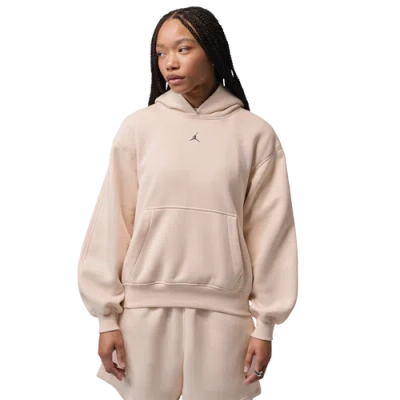 Jordan Womens Brooklyn Fleece Bb Pullover Hoodie In Brown