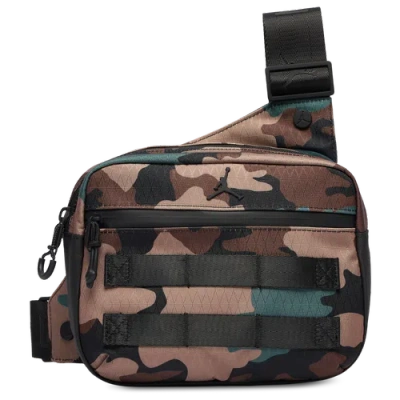 Jordan Womens Collectors Mini Messenger In Camo/black