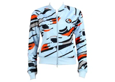 Pre-owned Jordan Womens Flight Camo Jacket In Light Blue