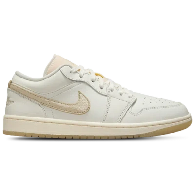 Jordan Womens  Air  1 Low Se V2 In Tan/gold/gold