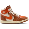 Jordan Women's Air  1 High Method Of Make Shoes In White/orange