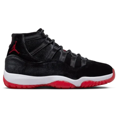 Jordan Womens  Air  11 Retro Tex In Black/gym Red