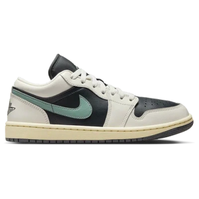 Jordan Womens  Aj 1 Low In Anthracite/jade