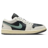 Jordan Womens  Aj 1 Low In Anthracite/jade