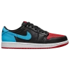Jordan Womens  Aj 1 Low Og In Black/dark Powder Blue/gym Red