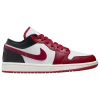 Jordan Womens  Aj 1 Low In White/black/red