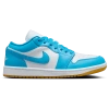 Jordan Womens  Aj 1 Low In White/blue