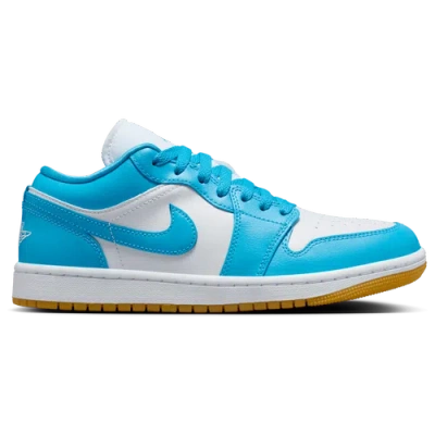 Jordan Womens  Aj 1 Low In White/blue