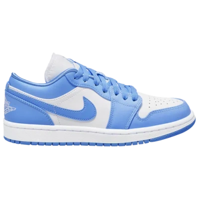 Jordan Womens  Aj 1 Low In White/university Blue