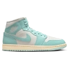 Jordan Air  1 Mid Sneaker In Light Dew/sail/muslin