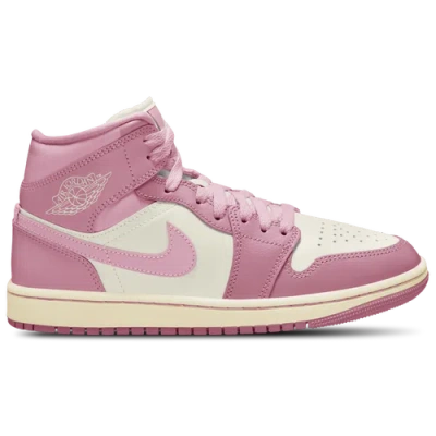 Jordan Womens  Aj 1 Mid In Pink