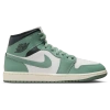 Jordan Air  1 Mid Sneaker In Sail/grey