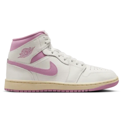 Jordan Womens  Aj 1 Mid In Sail/orchid