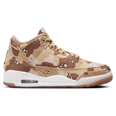 Jordan Womens  Aj 3 Retro Tex In Dark Driftwood/sail/hemp