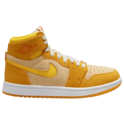 Jordan Air  1 Zoom Cmft 2 Basketball Sneaker In Yellow Ochre