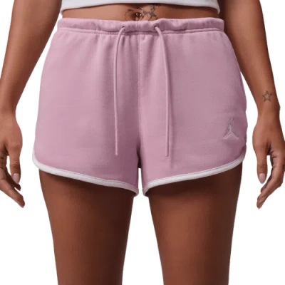 Jordan Womens  Brk Fleece Ft Nov Shorts In Pink