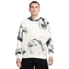 Jordan Print Brooklyn Fleece Hoodie In Sail
