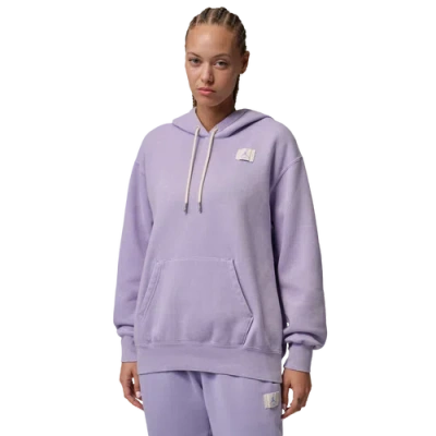 Jordan Womens  Brooklyn Fleece Pullover In Purple