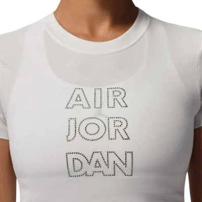 Jordan Women's  Brooklyn Graphic T-shirt In White