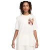 Jordan Womens  Gf 6rng Graphic Short Sleeve T-shirt In Off Noir