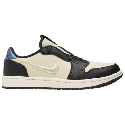 Jordan Kids' Womens   Retro 1 Low Slip Wmns In Fossil/ivory/black