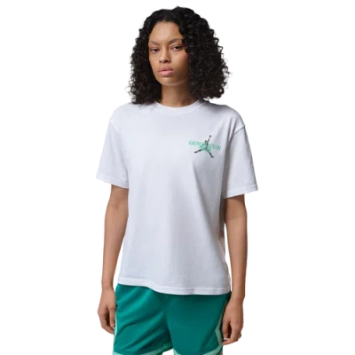 Jordan Womens  Sport Drifit Ss Gfx Tee In Gray