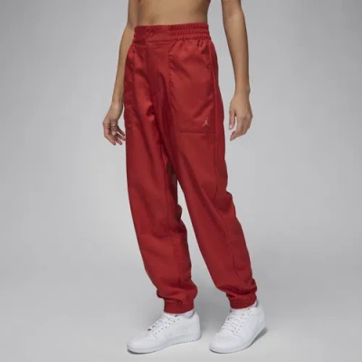 Jordan Womens  Core Fleece Pants In Dusty Peach/dune Red