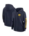 Jordan Women'sâ Navy Michigan Wolverines Phoenix Full-zip Hoodie