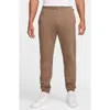 Jordan Wordmark Cotton Fleece Sweatpants In Archaeo Brown