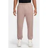 Jordan Wordmark Cotton Fleece Sweatpants In Pink/pink
