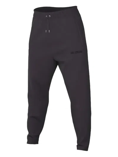 Jordan Wordmark Fleece Track Pants In Black