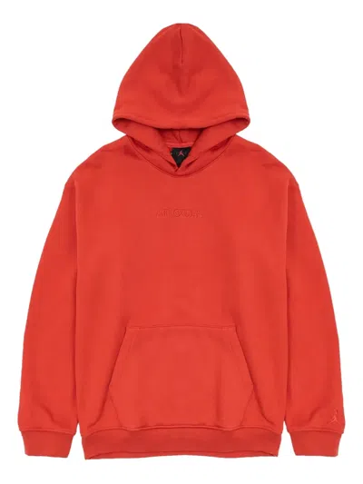 Jordan Wordmark Hoodie In Red
