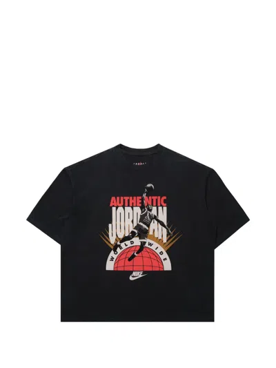 Jordan Worldwide Oversized «t-shirt In Black