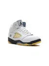 Jordan X A Ma Maniére Air  5 "dawn" Sneakers In White
