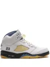 Jordan X A Ma Maniére Air  5 "diffused Blue" Sneakers In White