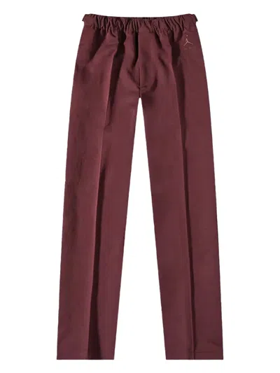 Jordan X A Ma Maniére Elasticated Trousers In Burgundy