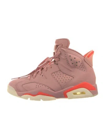 Pre-owned Jordan X Aleali May  6 Retro 'millennial Pink' Athletic Sneakers
