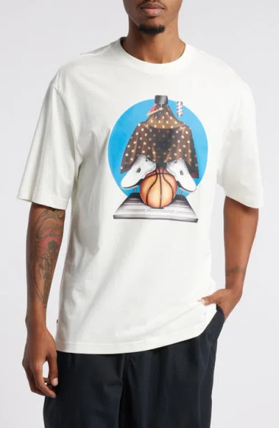 JORDAN JORDAN X DARIEN BIRKS ARTIST SERIES COTTON GRAPHIC T-SHIRT 