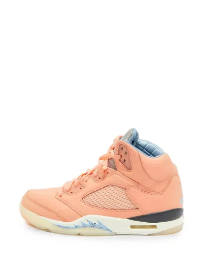 Pre-owned Jordan X Dj Khaled Air  5 Retro We The Best Sneakers In Orange