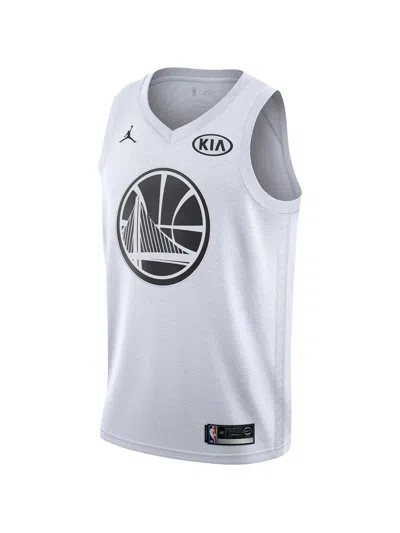 Jordan Kids' X Golden State Warriors 2018 All-star Jersey In White
