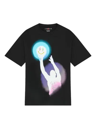 Jordan X J Balvin Cotton T-shirt In Black