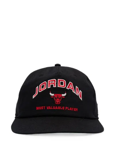 Jordan X Nba Chicago Bulls  Pro Baseball Cap In Black
