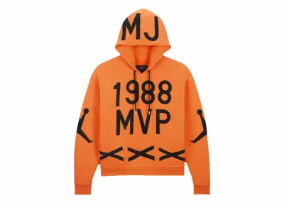 Pre-owned Jordan X Nina Chanel Fleece Hoodie (asia Sizing) In Alpha Orange