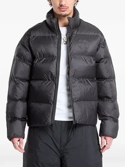 Jordan Paris Saint-germain Puffer Jacket In Black