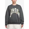 Jordan X Realtree Brooklyn Fleece Graphic Crewneck Sweatshirt In Gray