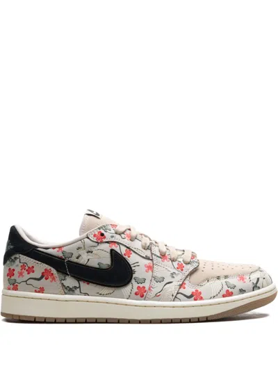 Jordan X Rui Hachimura Air  1 Low Og "cranes" Sneakers In Neutrals