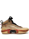 Jordan X Rui Hachimura Air  36 Sneakers In Gold