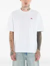 Jordan X Sneaker Patch Cotton T-shirt In White